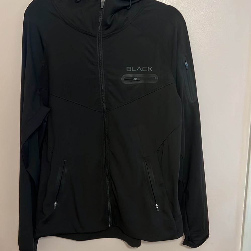 Actively Black Performance Track Jacket - image 4